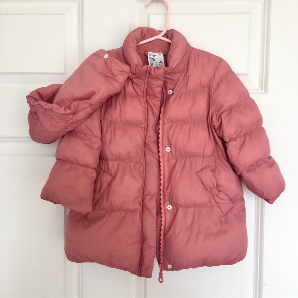 Uniqlo down jacket, detachable hood
